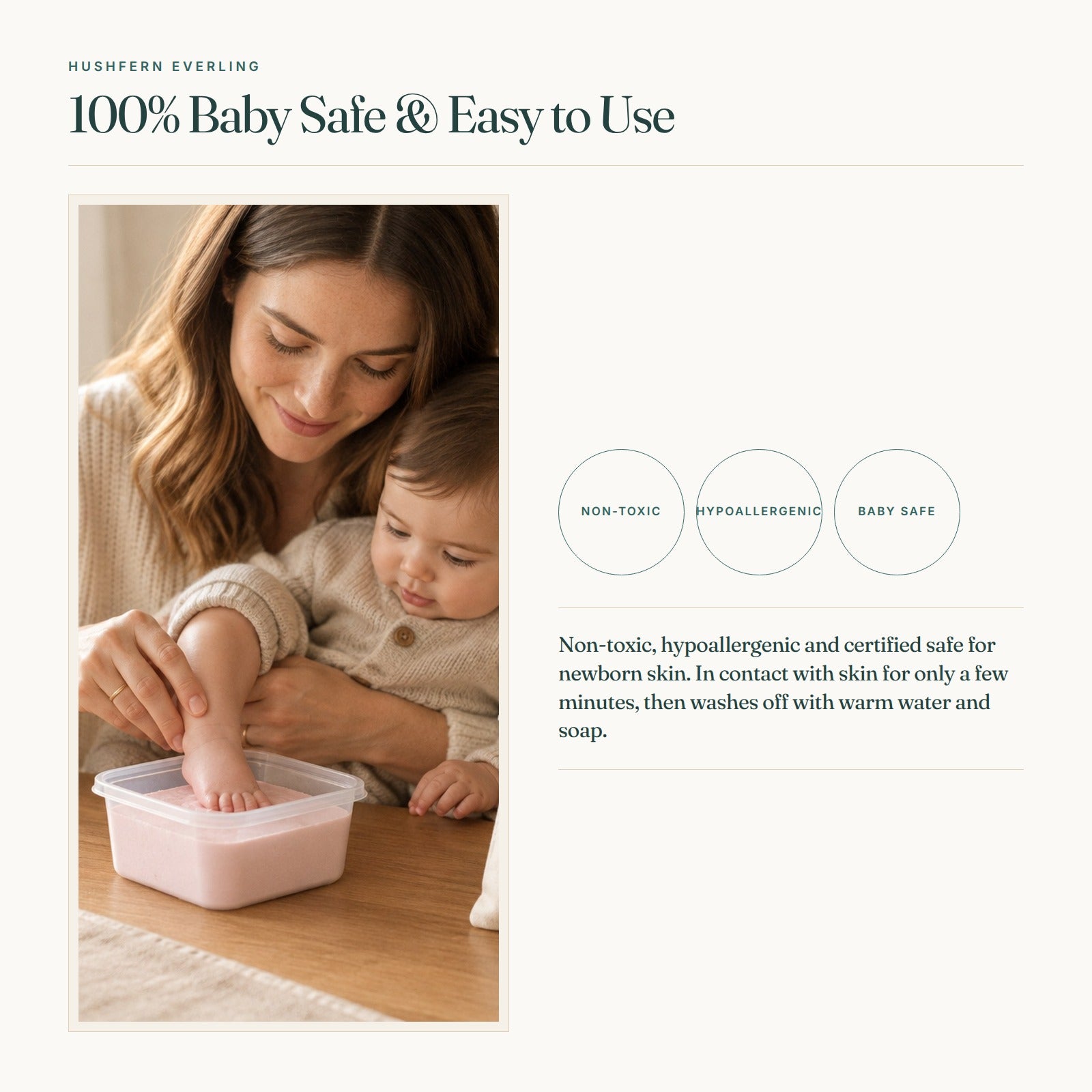 Hushfern Everling — Baby Hand & Foot Casting Kit