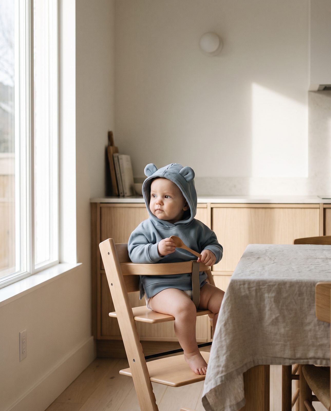 Hearthling — Baby & Toddler Bear Ear Hoodie