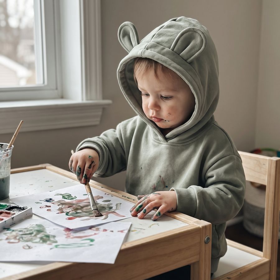 Customer photo of the Hushfern Hearthling hoodie, submitted by Sarah J.