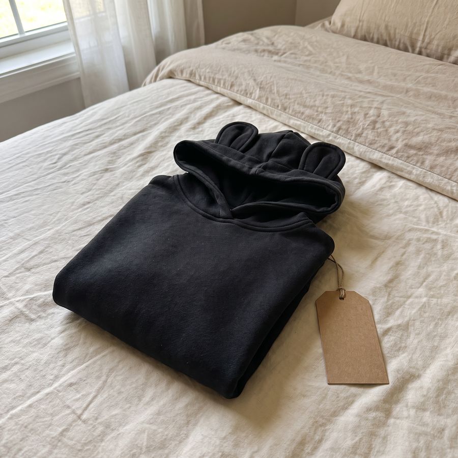 Customer photo of the Hushfern Hearthling hoodie, submitted by Rachel T.