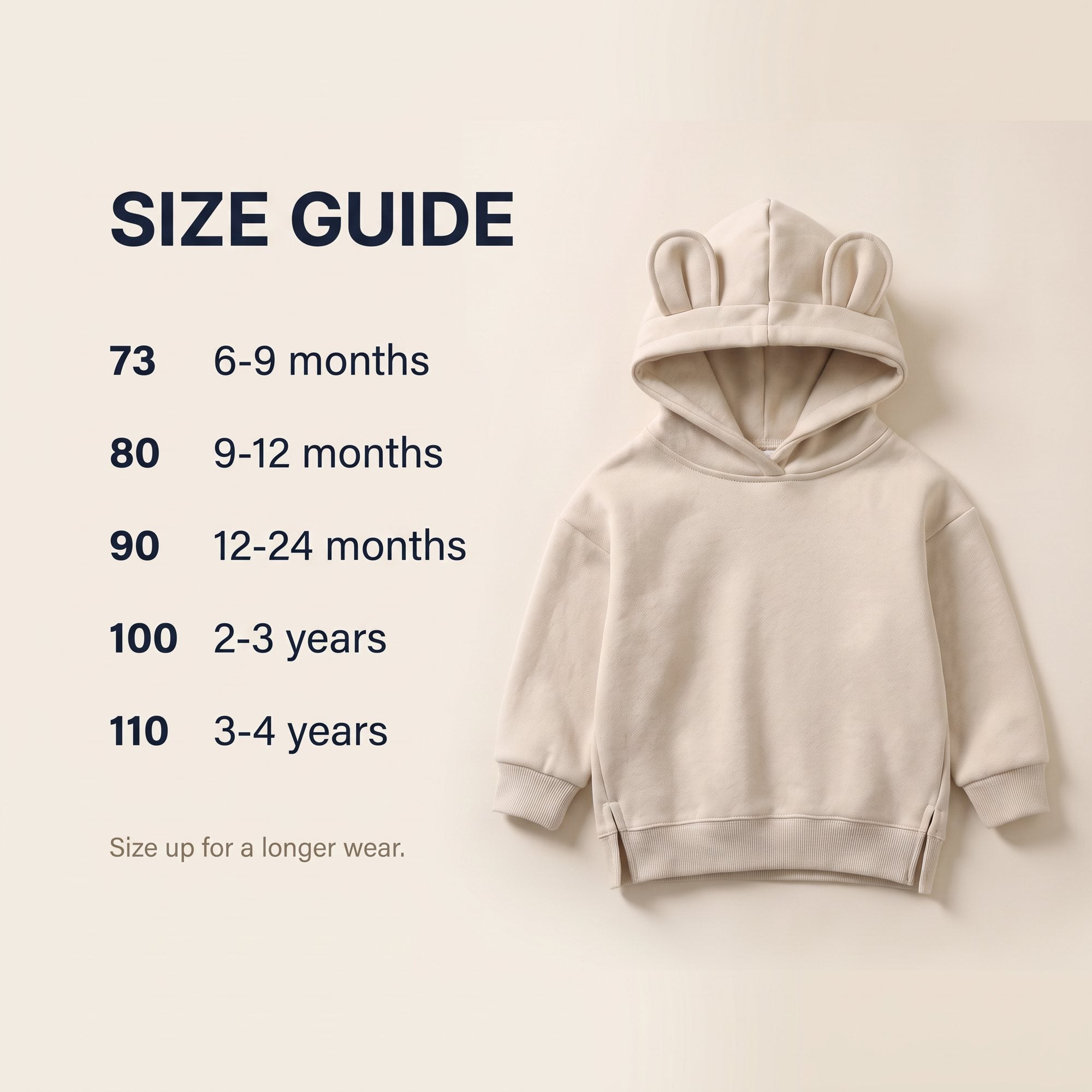 Hearthling — Baby & Toddler Bear Ear Hoodie