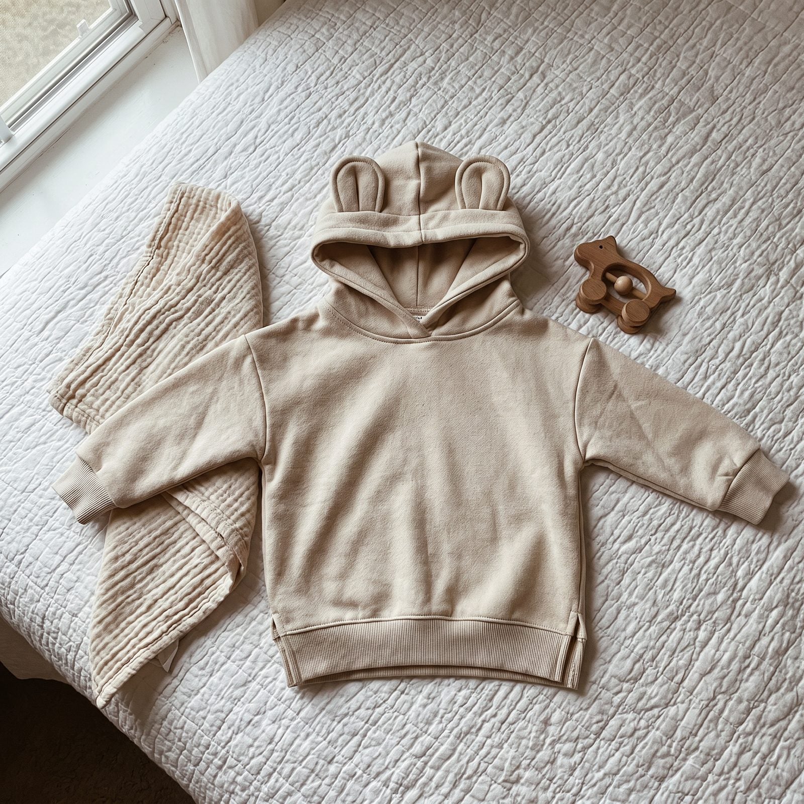 Hearthling — Baby & Toddler Bear Ear Hoodie