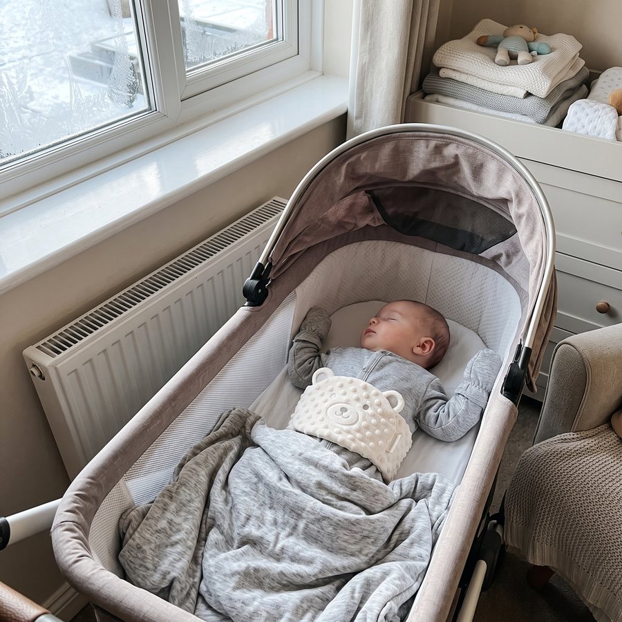 Customer photo of the Hushfern Sootheling colic relief belly band, submitted by Fiona M.