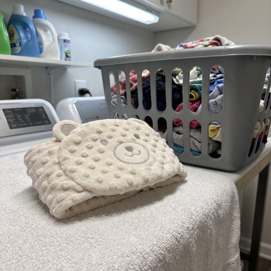 Customer photo of the Hushfern Sootheling colic relief belly band, submitted by Jenna F.